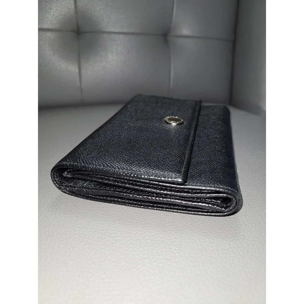 BVLGARI Leather Trifold Wallet /S0288